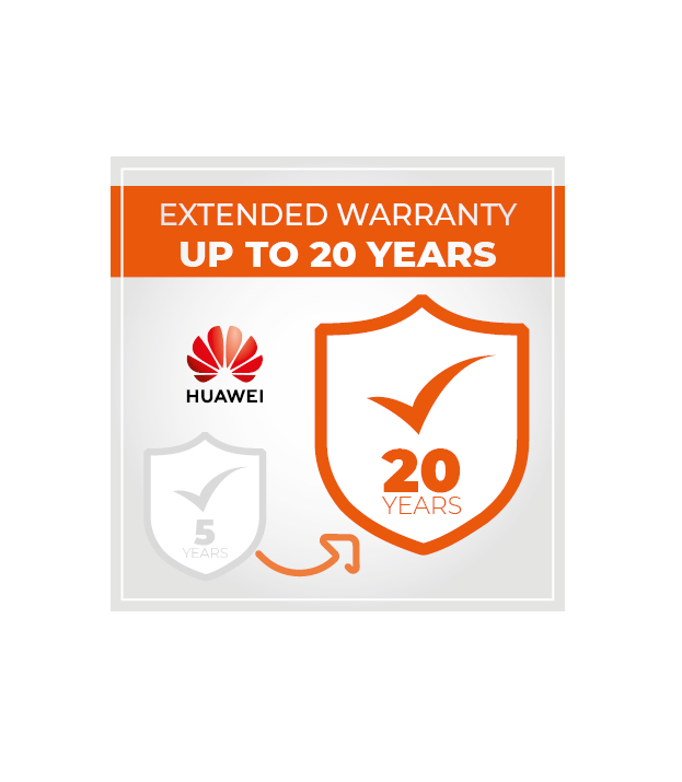 Garantie extinsa pana la 20 de ani pentru Huawei SUN2000-100KTL-M1