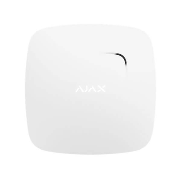 Detector Wireless de fum și temperatură Ajax FireProtect, alb