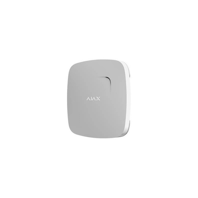 Detector Wireless de fum și temperatură Ajax FireProtect, alb