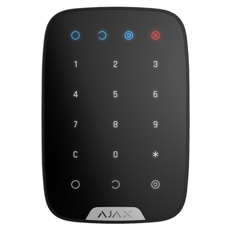 Tastatură Wireless Ajax Keypad, Neagră