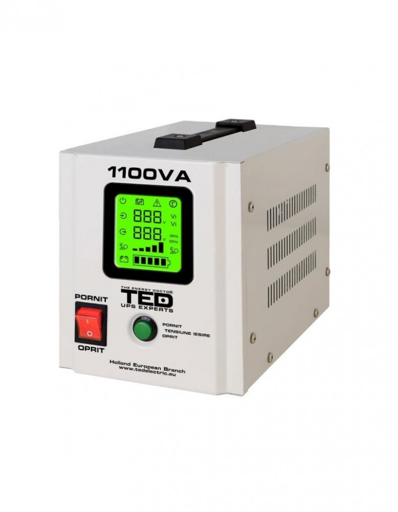 UPS centrala termica 1100VA / 700W Runtime Extins TED Electric