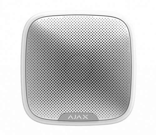 Sirena de exterior wireless Ajax StreetSiren, alb