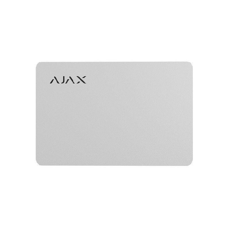 Card Control Acces AJAX Pass Card, alb