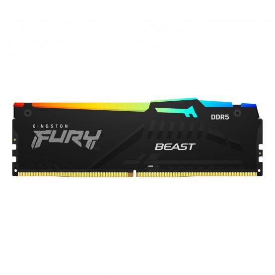 Memorie Kingston FURY Beast RGB 16GB DDR5 5600MHz CL36