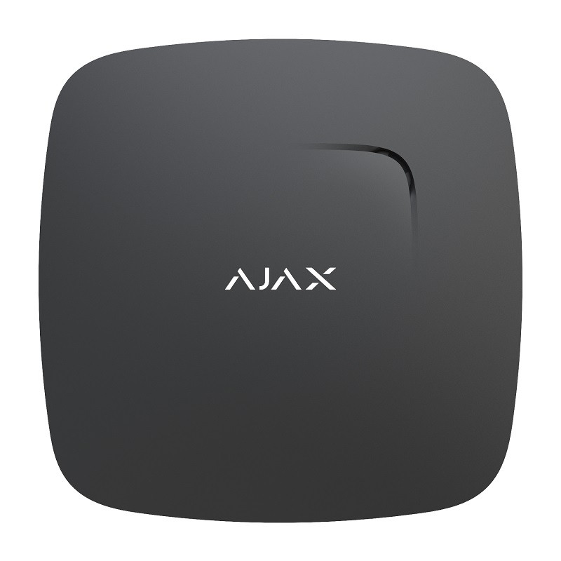 Detector Wireless de fum și temperatură Ajax FireProtect, negru