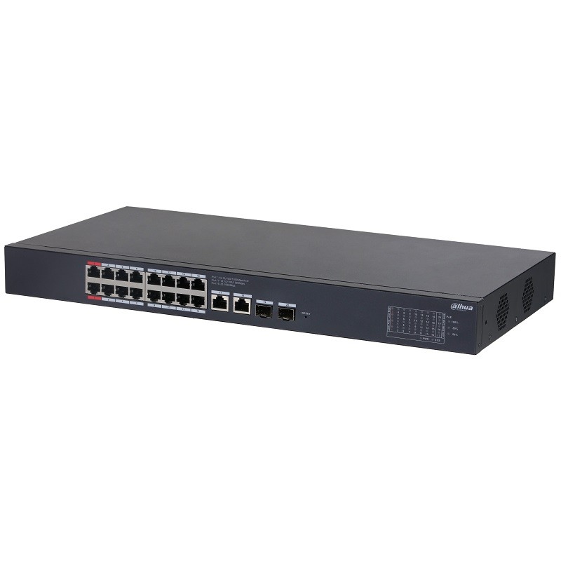 Switch PoE Cloud Management 16 + 2 + 2 porturi Dahua CS4220-16GT-240