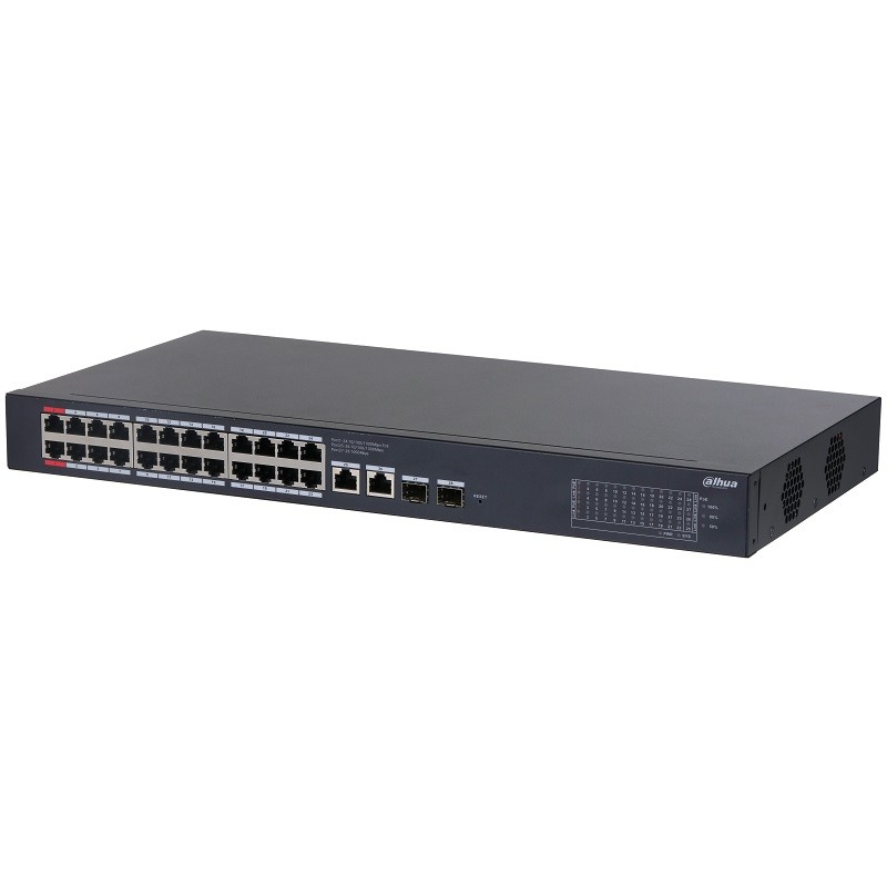 Switch PoE Gigabit Cloud Management 24 + 2 + 2 porturi Dahua CS4228-24GT-240