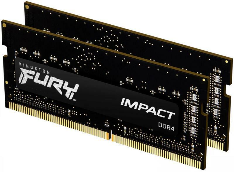 Memorie notebook KINGSTON , 32GB, DDR4, 2666MHz, CL16, 1.2v, Dual Channel Kit FURY Impact