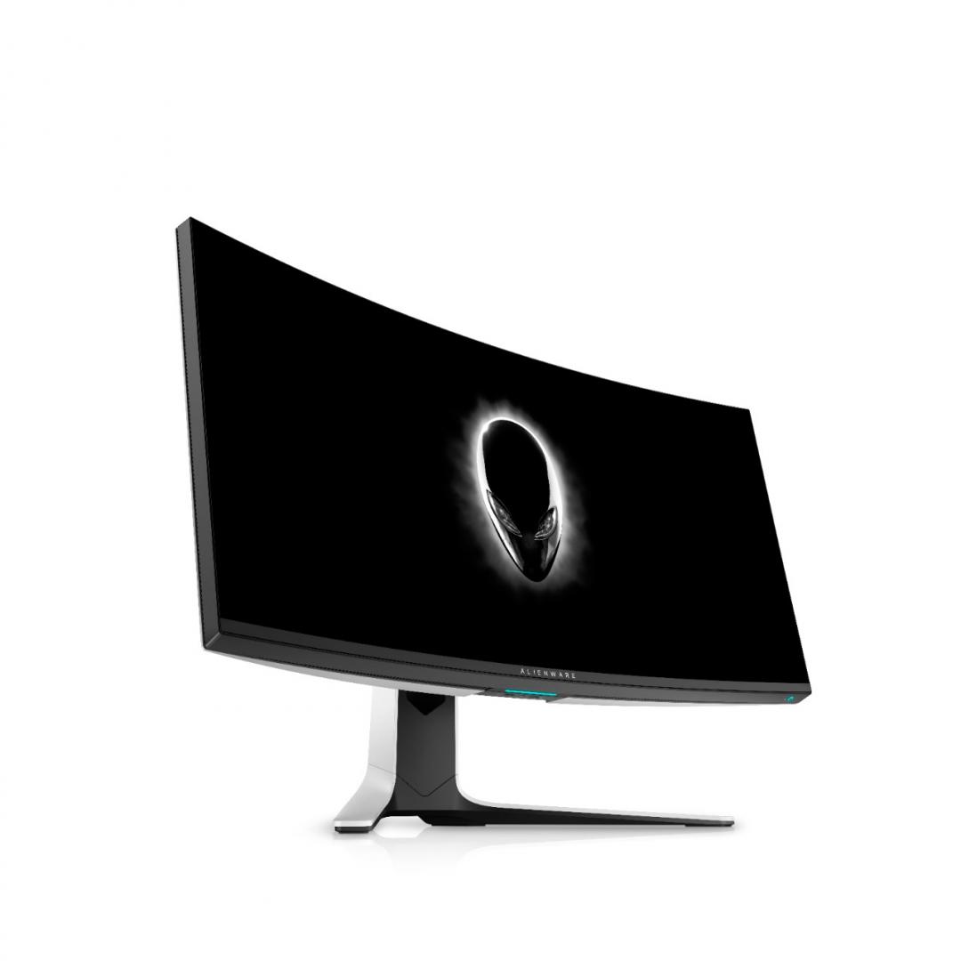 Monitor LED Gaming Dell Alienware AW3821DW, 37.5inch, IPS WQHD+, 1ms, 144Hz, alb