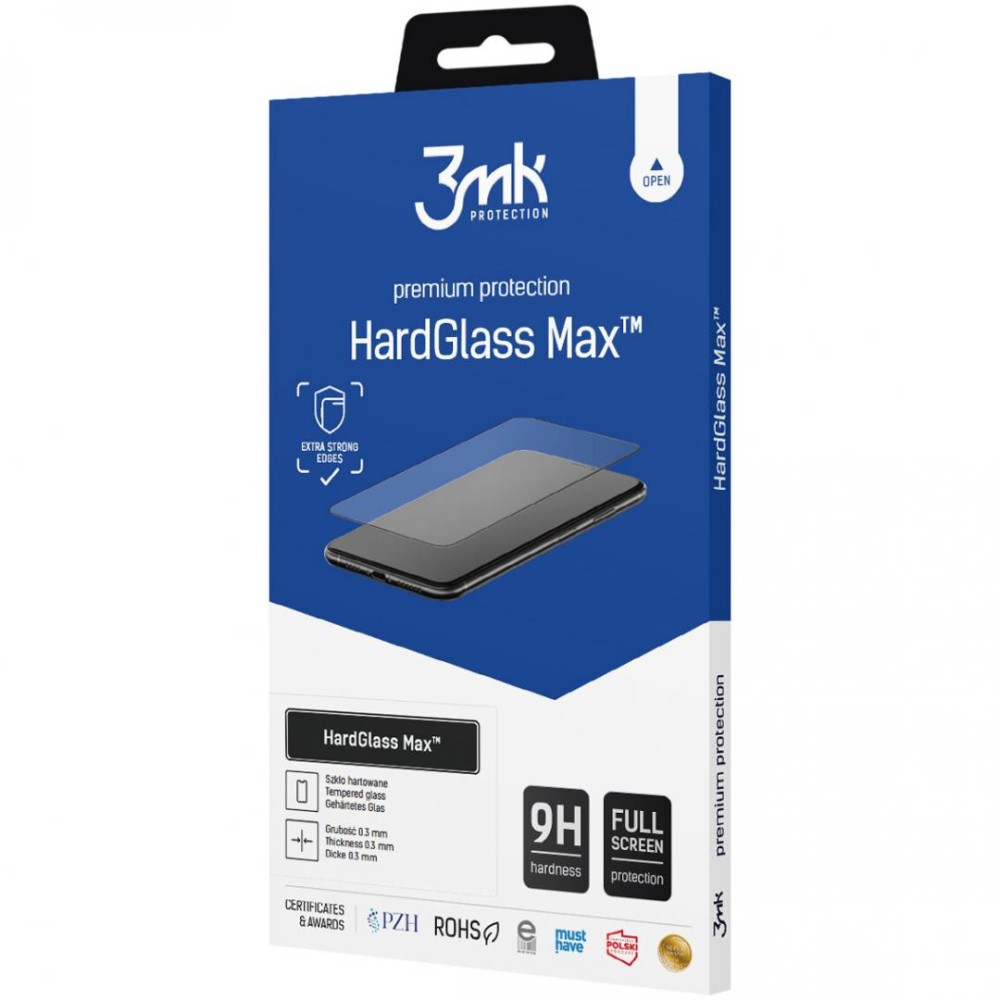 3MK HardGlass for iPhone 12 Mini - Full Glue 9H Protection Glass