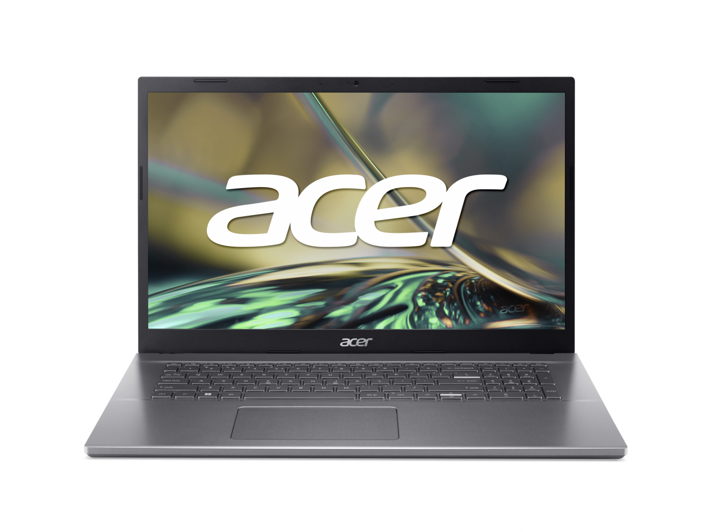 Laptop Acer Aspire 5 A517-53, 17.3" display with IPS (In-Plane Switching) technology, Full HD 1920 x 1080, Acer ComfyView™ LED-backlit TFT LCD, 16:9 aspect ratio, 45% NTSC color gamut, Wide viewing angle up to 170 degrees, Mercury free, environment friendly, Intel® Core™ i7-12650H, 10C (6P + 4E) /