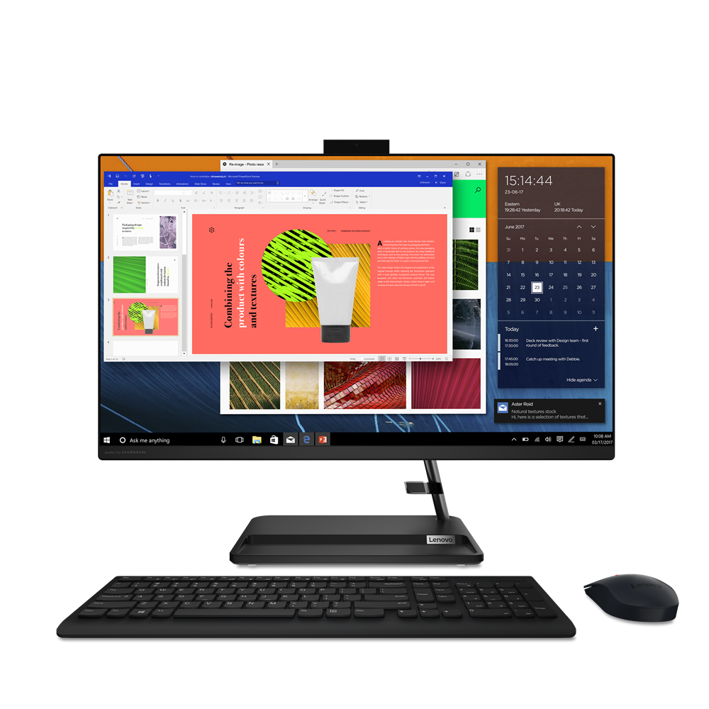 All-in-One Lenovo IdeaCentre AIO 3 27ALC6 27" FHD (1920x1080) IPS 250nits Anti-glare, AMD Ryzen™ 5 7430U (6C / 12T, 2.3 / 4.3GHz, 3MB L2 / 16MB L3), video Integrated AMD Radeon™ Graphics, RAM 2x 8GB SO-DIMM DDR4-3200, Two DDR4 SO-DIMM slots, dual-channel capable, Up to 16GB DDR4-3200, SSD  512GB SSD