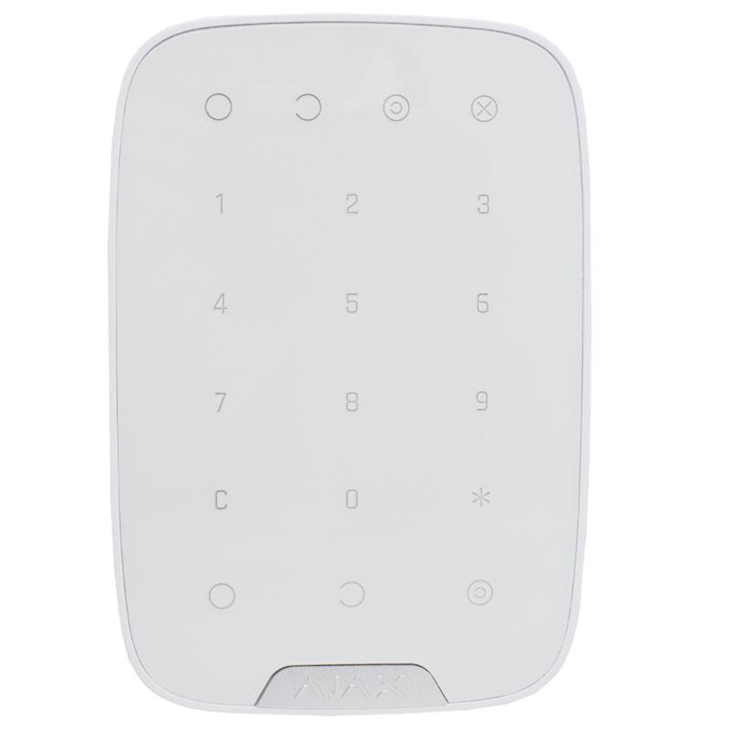 "Tastatura wireless, alb - AJAX; Armarea / dezarmarea sistemului, setare facila prin aplicatia Android / iOS; Indicatii armare / dezarmare, protectie cod gresit, Duress code, coduri utilizator ; Numar taste: 15 senzoriale; Frecventa operare: 868.0 - 868.6 MHz; Putere RF: autoajustabila max. 20 mW