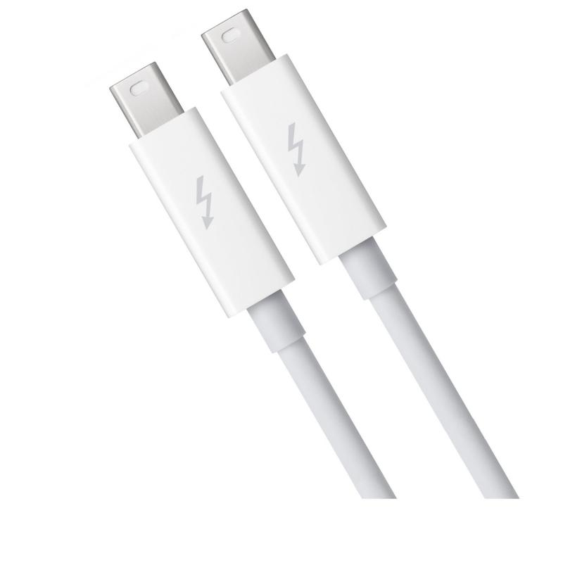 Cablu transfer Apple MD861ZM/A, Thunderbolt Male - Thunderbolt Male, 2m, alb