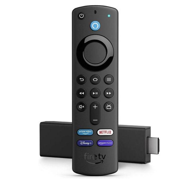 Amazon Fire TV Stick 4K (2021) streaming device with Alexa Voice Remote (includes TV controls), Dolby Vision