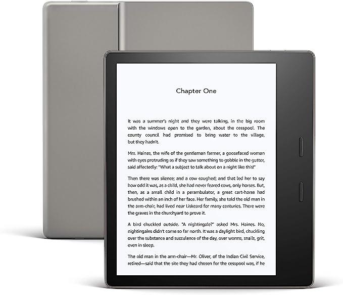 E-Book Reader Amazon Kindle Oasis, Ecran 7", 300 ppi, 32GB, Wi-Fi, Waterproof Negru