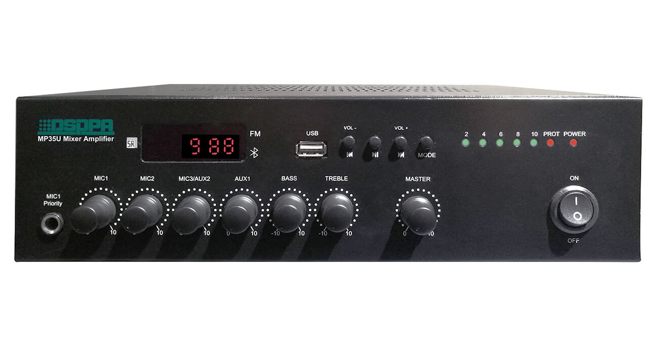 Amplificator cu mixer 35W mini, DSPPA MP35U