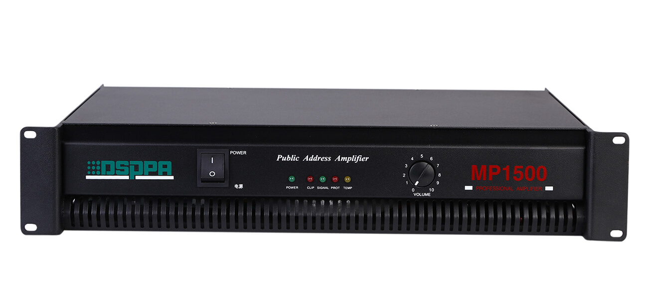 Amplificator de putere 350W, 100V & 4-16 ohm, DSPPA MP1500