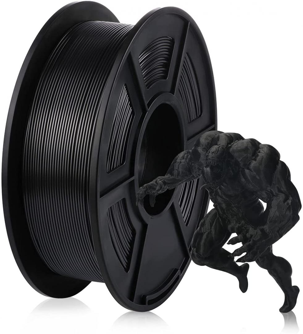 ANYCUBIC PLA 3D Printer Filament, Black, diametru: 1.75mm, lungime 340m, greutate: 1 KG.