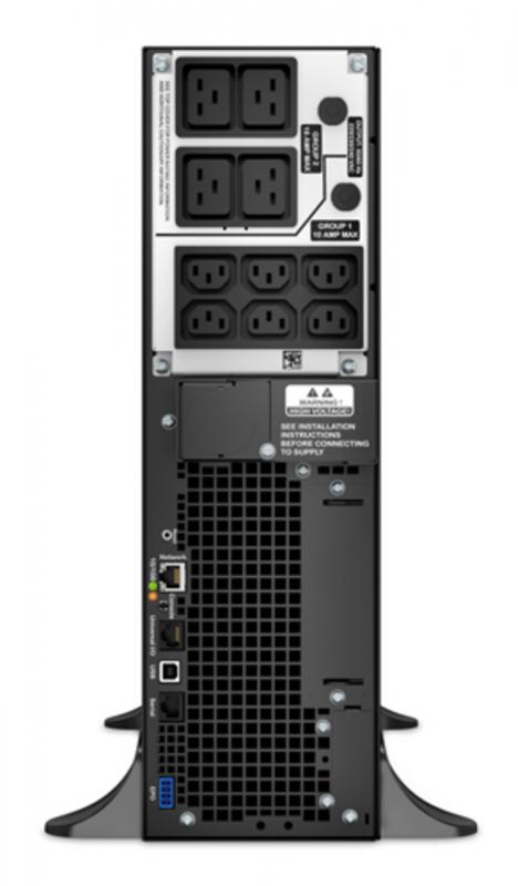 UPS APC Smart-UPS SRT online dubla-conversie 5000VA / 4500W 6 conectori C13 4 conectori C19 extended runtime convertibil rack, baterie APCRBC140,optional extindere garantie cu 1/3 ani (WBEXTWAR1YR-SP- 05/WBEXTWAR3YR-SP-05)