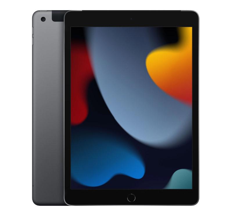 Apple iPad 9 10.2" Cellular & WiFi 64GB Grey (US power adapterwith included US-to-EU adapter)