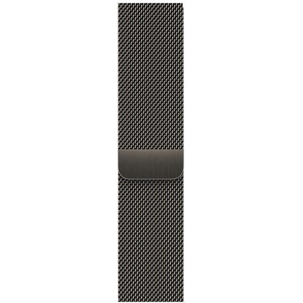 Apple Watch 45mm Band: Graphite Milanese Loop