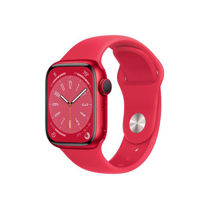 Apple Watch S8 Cellular 41mm (PRODUCT)RED Aluminium Case with (PRODUCT)RED Sport Band - Regular