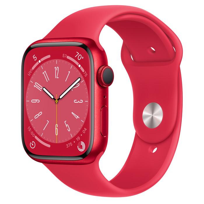 Apple Watch S8 GPS 41mm (PRODUCT)RED Aluminium Case with (PRODUCT)RED Sport Band - Regular