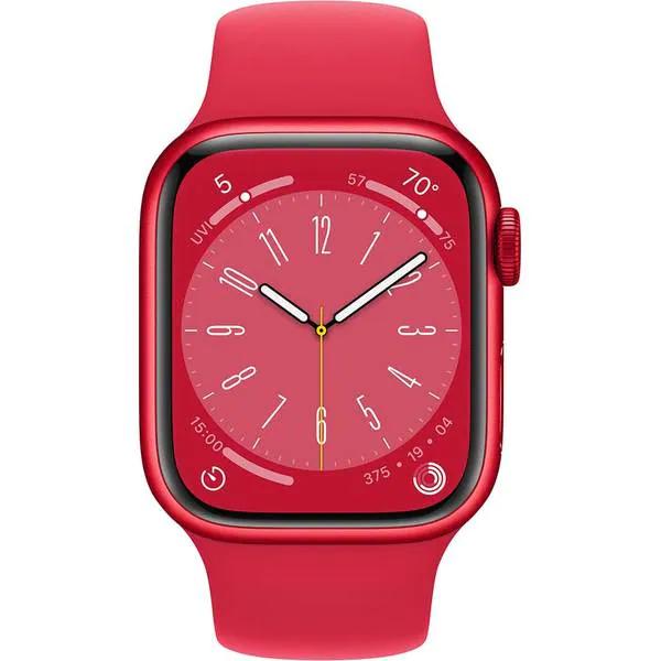 Apple Watch S8 GPS 41mm (PRODUCT)RED Aluminium Case with (PRODUCT)RED Sport Band - S/M