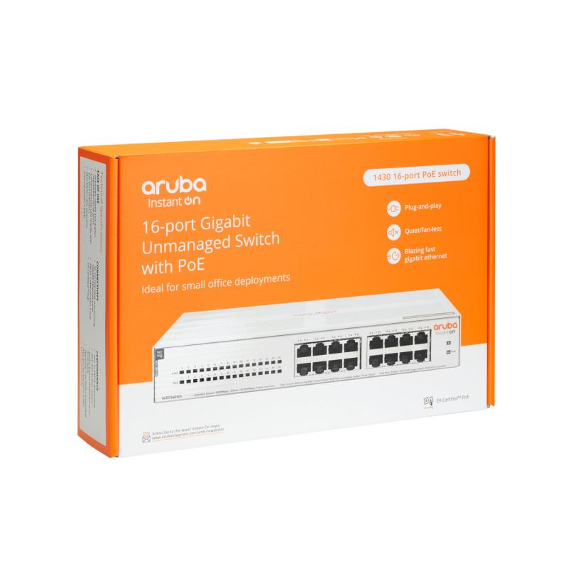 HPE Networking Instant On Switch 16p Gigabit CL4 PoE 124W 1430