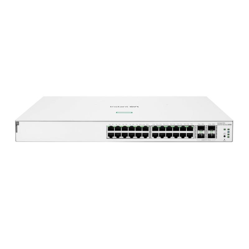 HPE Networking Instant On Switch 24p Gigabit CL4 PoE 4p SFP+ 195W 1930