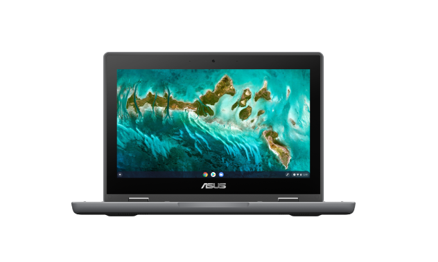 Laptop ASUS ChromeBook Flip, CR1100FKA-BP0401, 11.6-inch,HD (1366 x 768) 16:9, Intel Celeron N5100 Processor 1.1 GHz (4M Cache, up to 2.8 GHz, 4 cores), LPDDR4X 8GB, 64G eMMC, 60Hz, 250nits, Glossy display, LED Backlit, Wide view, 720p HD camera, Wi-Fi 6(802.11ax) (Dual band) 2*2 + Bluetooth 5.1