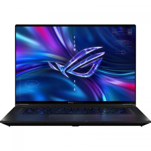 Laptop Gaming ASUS ROG Flow X16, GV601VI-NL044X, 16-inch, QHD+ 16:10 (2560 x 1600, WQXGA), Glossy display, Mini LED, i9- 13900H Processor 2.6 GHz (24M Cache, up to 5.4 GHz, 14 cores: 6 P-cores and 8 E-cores), NVIDIA GeForce RTX 4070 Laptop GPU, ROG Boost: 2030MHz* at 120W (1980MHz Boost Clock+50MHz