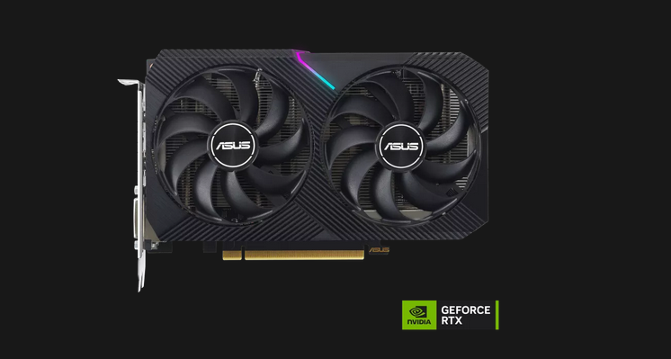 Placa video Asus Dual GeForce RTX 3050 OC 8GB V2, GDDR6, 128BIT