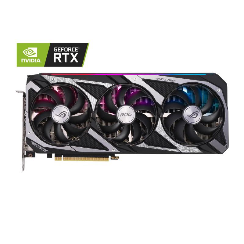 Placa video ASUS GeForce RTX 3050 ROG Strix OC LHR 8GB GDDR6 128-bit