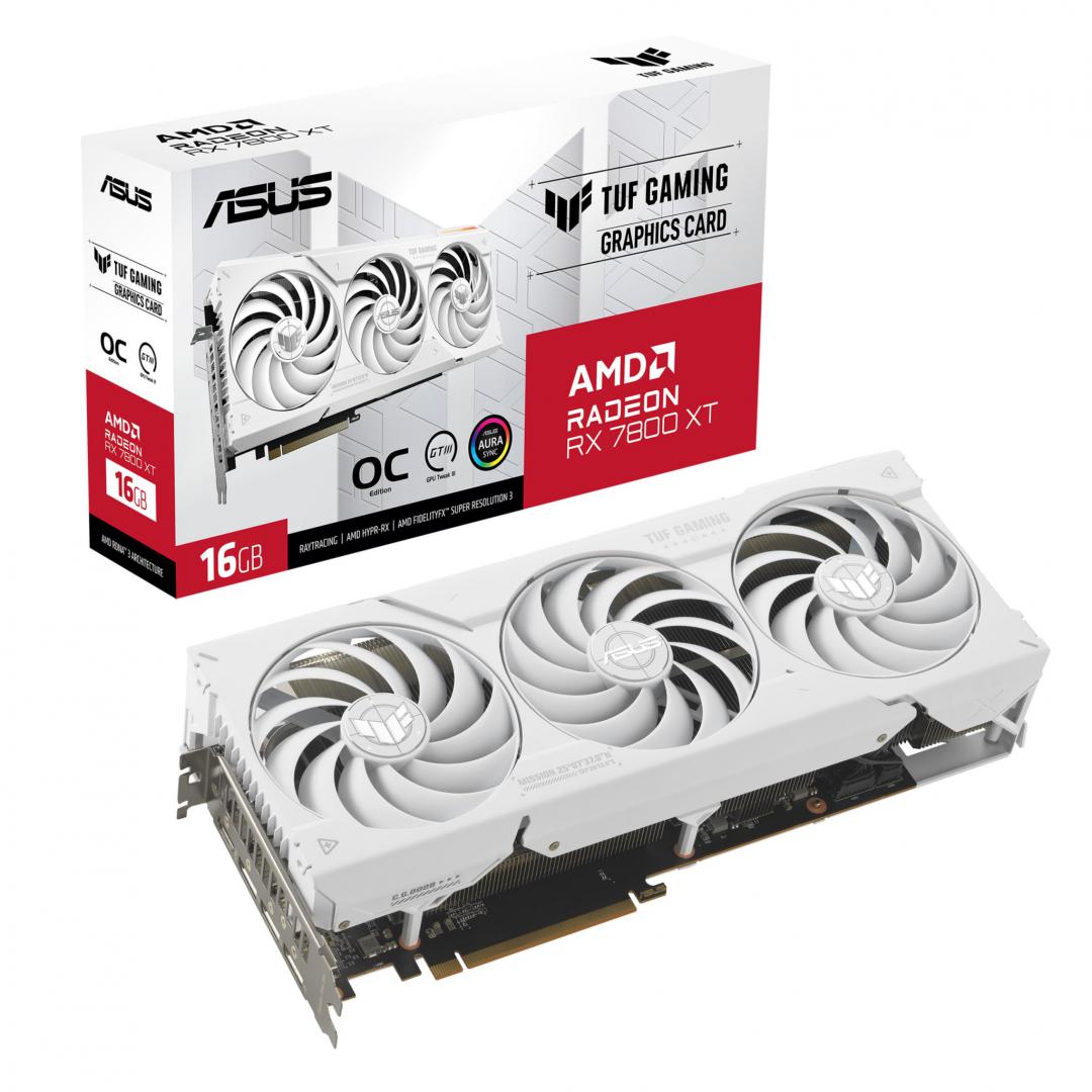 ASUS TUF Gaming Radeon RX 7800 XT OC 16G WHITE