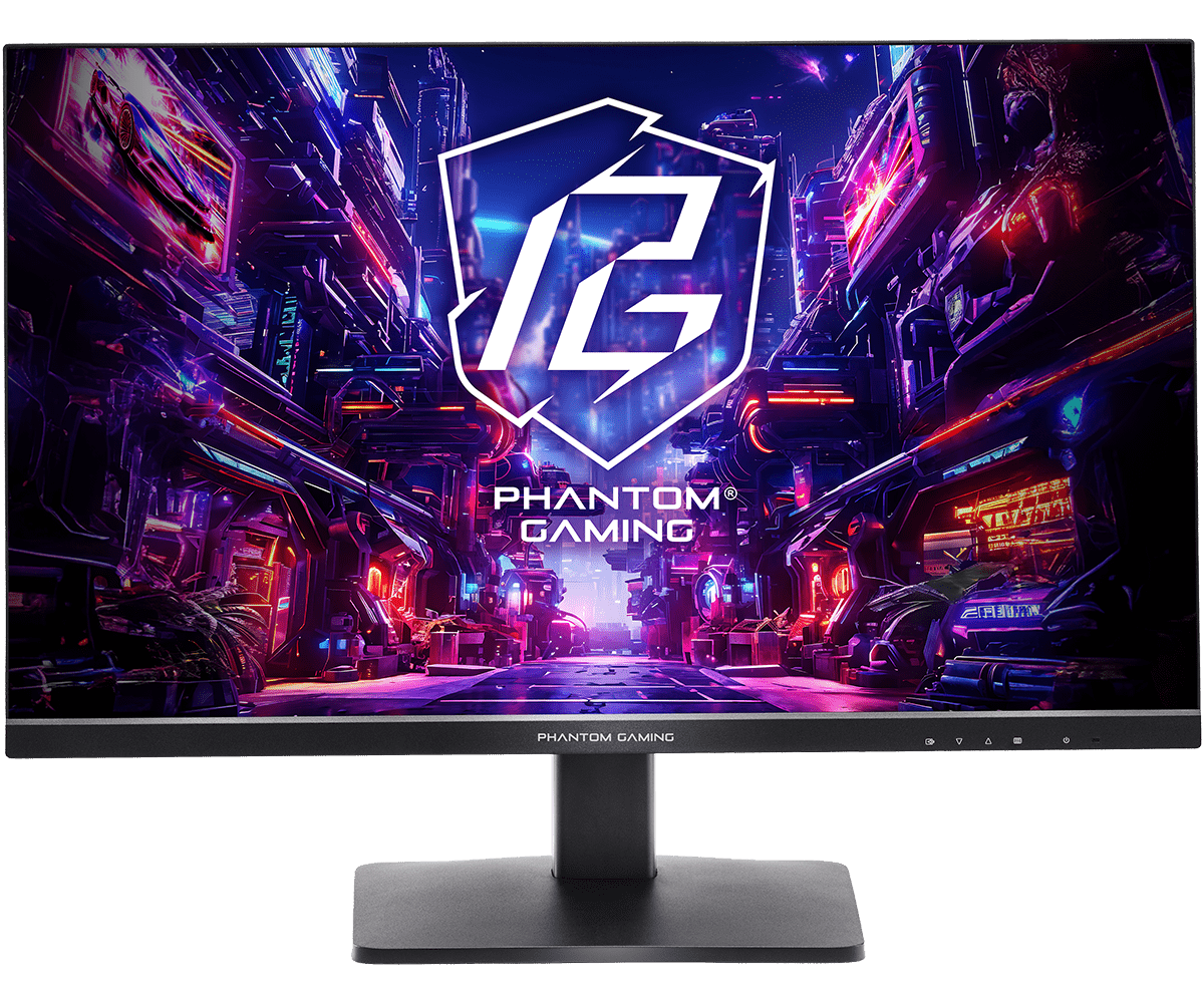 Monitor Gaming Asrock PG27QFT1B, diagonala: 27", Aspect: 16:9, anti-glare, Rezolutie: 2560 x 1440, Refresh rate: 180Hz, Luminozitate: 400 cd/m2, Contrast: 1000:1, unghi vizualizare: 178°(H) / 178°(V), culori: 1.07B, Timp raspuns: 1ms, Flicker free, Difuzoare integrate: 2 x 2W, interfata: 1 x Display