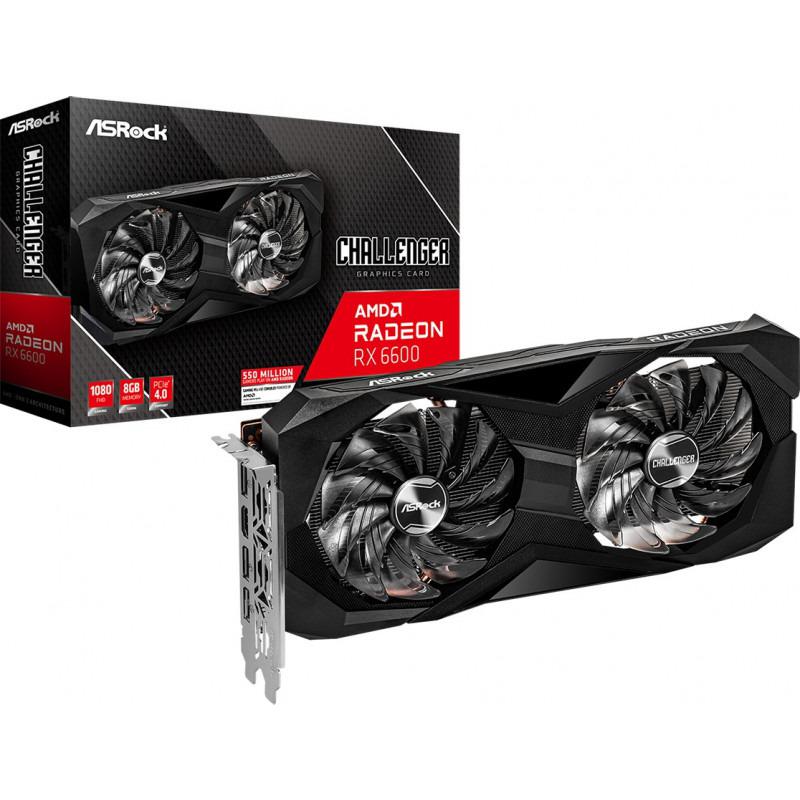 Placa video ASRock Radeon RX 6600 Challenger D 8GB GDDR6 1‎28-bit