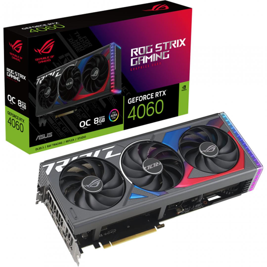 Placa video Asus ROG STRIX RTX 4060 OC 8GB