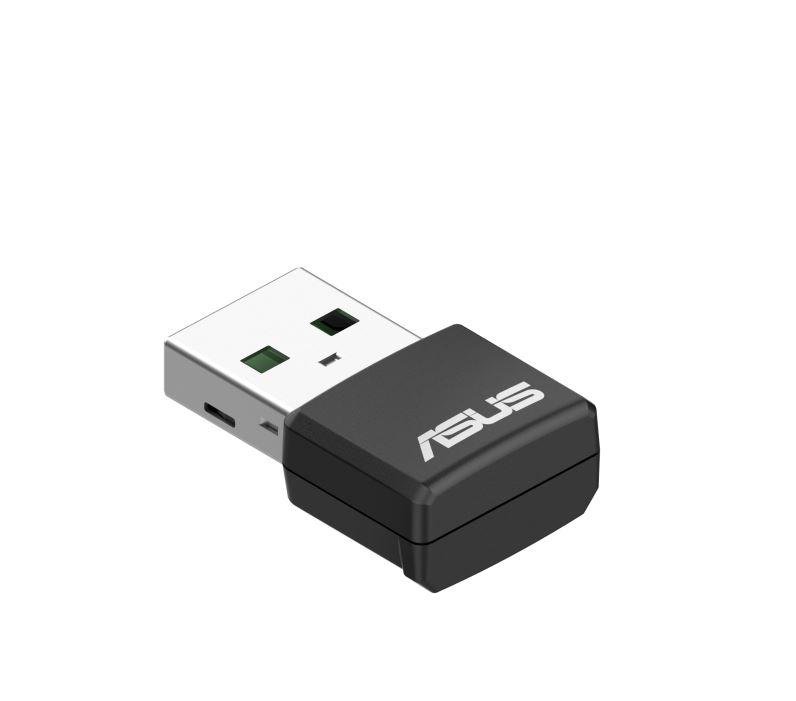 Asus USB-AX55 nano, Dual Band AX1800 USB WiFi nano adapter, 1201Mbps+ 574Mbps, Network Standard: IEEE 802.11a, IEEE 802.11b, IEEE 802.11g, WiFi 4 (802.11n) WiFi 5 (802.11ac),WiFi 6 (802.11ax), interfata: 1 x USB 2.0