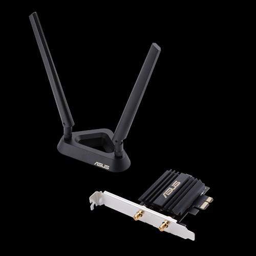 Placa de Retea Wireless ASUS PCE-AX58BT, AX3000, Wi-Fi 6, Dual-Band