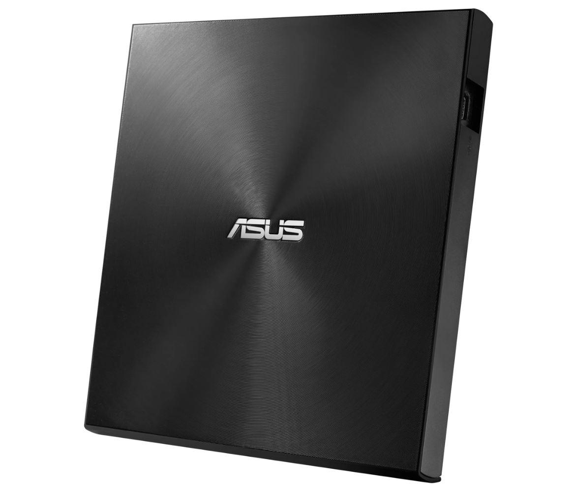 Unitate optica externa ASUS ZenDrive U8M ultraslim external DVD drive & writer, USB C Black  Iconic design: Robust construction with Zen-inspired concentric-circle finish USB-C interface: Perfect companion for latest-gen ASUS ZenBook or other ultraslim laptop M-DISC support: Save your precious