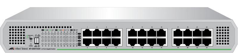 Switch ALLIED TELESIS 910, 24 port, 10/100/1000 Mbps