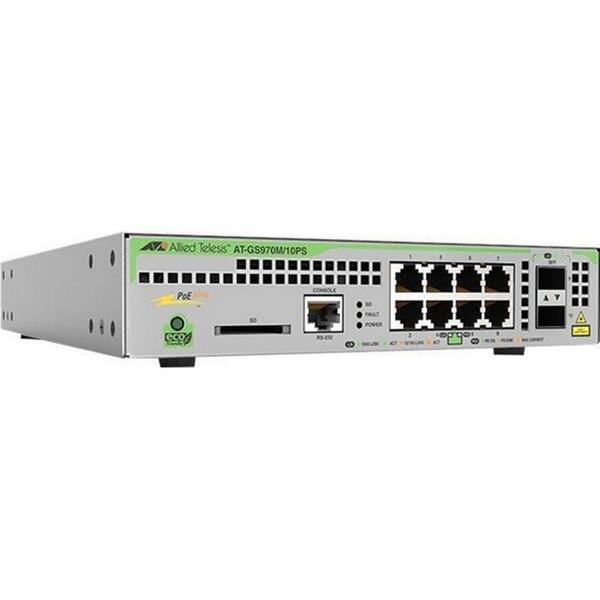 Switch ALLIED TELESIS GS970, 8 port, 10/100/1000 Mbps