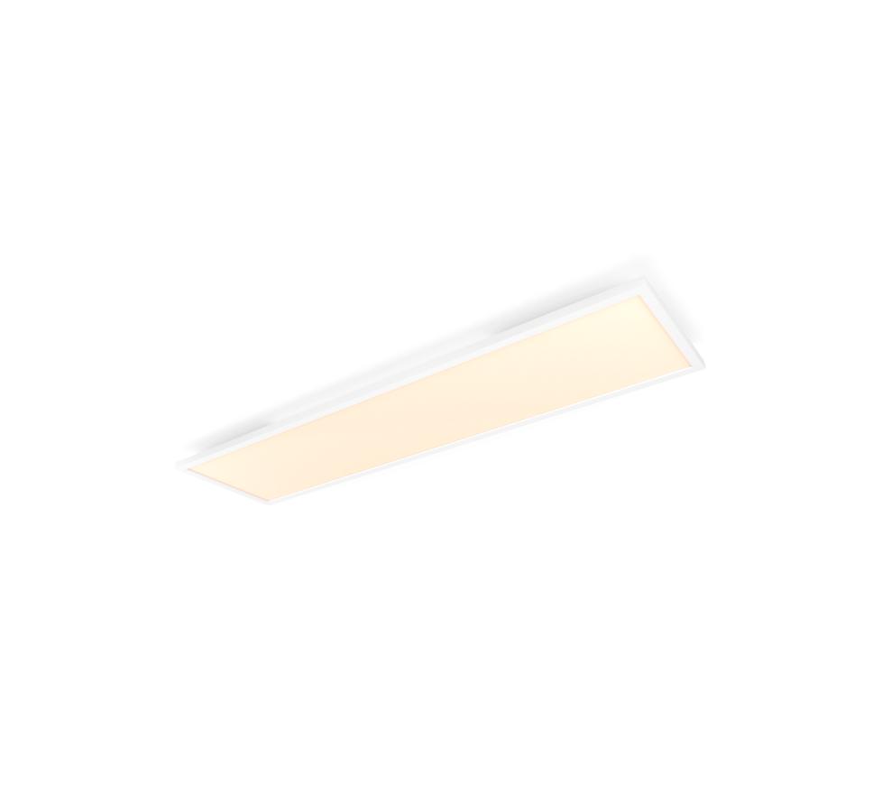 Panou LED Philips Hue Aurelle REC, Bluetooth, 39W, 3750 lm, lumina alba (2200-6500K), IP20, 4.6x30x120cm, Aluminiu, Alb, Intrerupator cu variator inclus