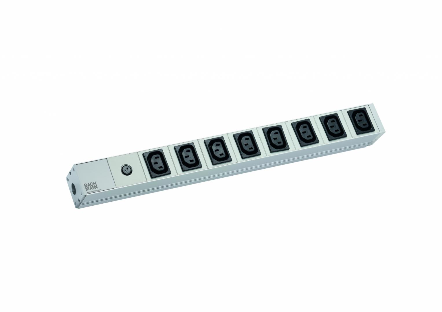 Bachmann IT PDU 8xIEC C13 1xsiguranta 10A , in Schuko,cordon 2,0m