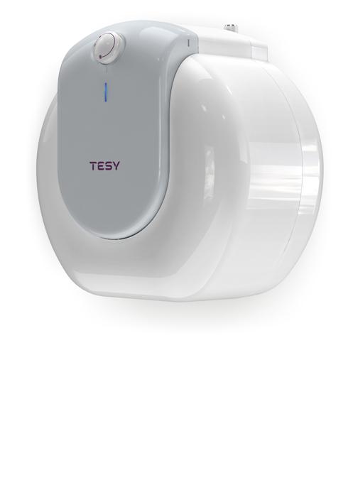 Boiler electric Tesy Compact Line TESY GCU1515L52RC, putere 1500 W, capacitate 15 L, presiune 0.9 Mpa, izolatie 19 mm, instalare sub chiuveta, control mecanic, clasa energetica C, protectie sticla ceramica, timp incalzire 35 min, termostat reglabil, culoare alb