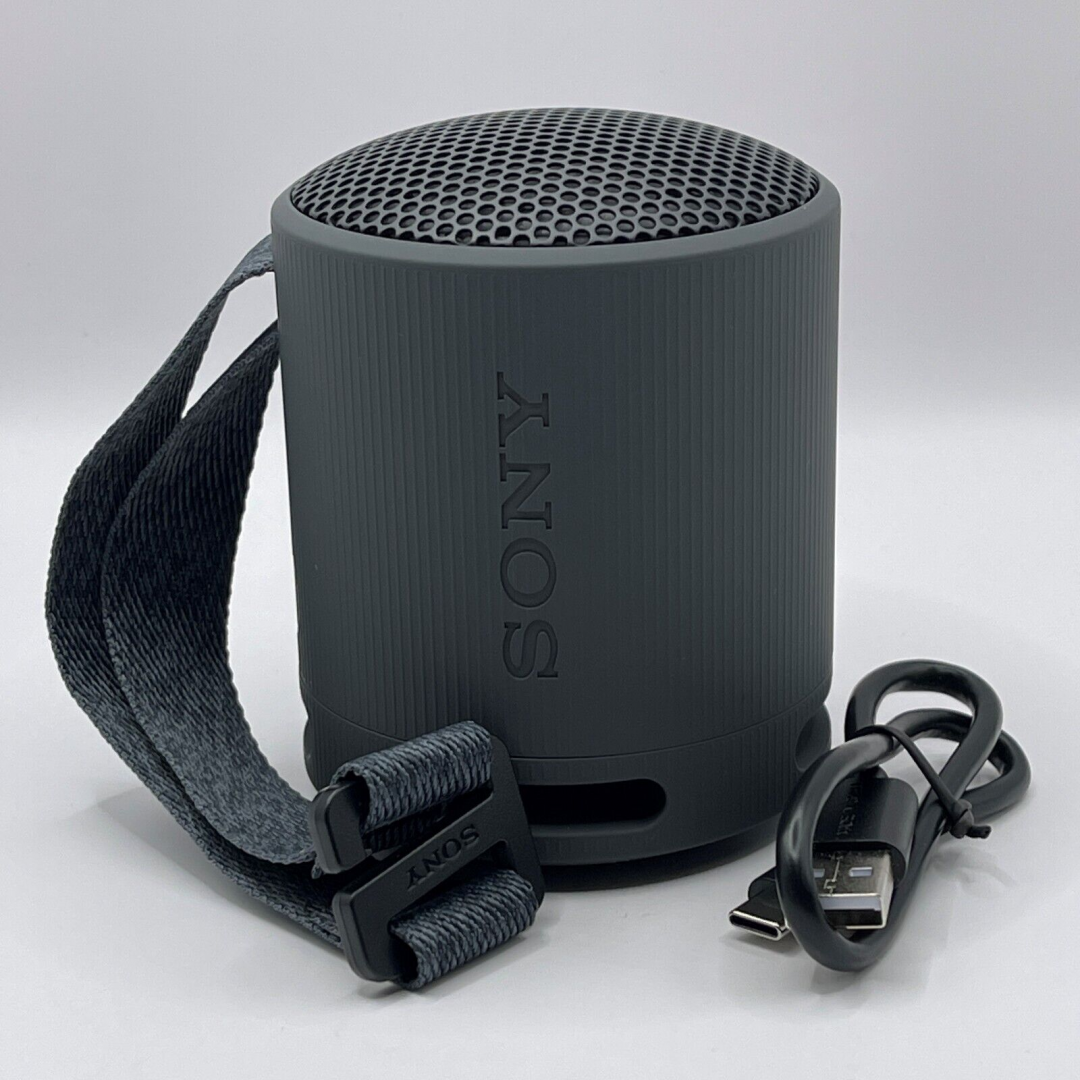 Boxa portabila SONY SRS-XB100B, Bluetooth v5.3, Fast-Pair, Clasificare IP67, Autonomie 16 ore, USB Type-C, Negru