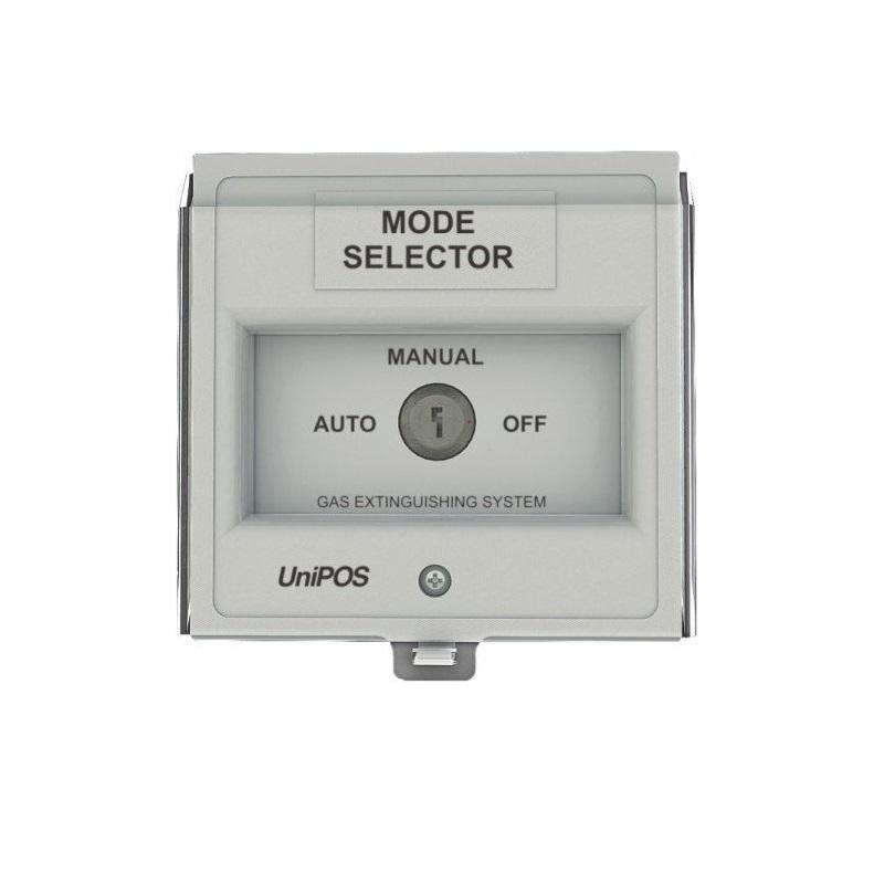 MODE SELECTOR key, FD5302;Key for mode selection of the FS5200E extinguishing panel work.