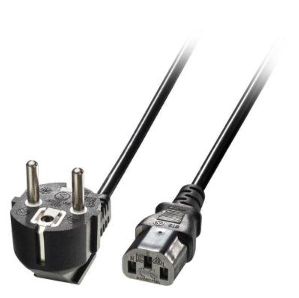 Cablu alimentare schuko Lindy IEC C13, 2m, negru  Technical details  Connector A: Schuko Connector B: IEC C13 Cable type: H05-VVF 3G*0.75mm² Number of wires: 3 Wire cross-section: 0.75mm² Available lengths: 0.7m - 5m Operating temperature: ca. -10 to 70°C Storage temperature: ca. -25 to 70°C Colour
